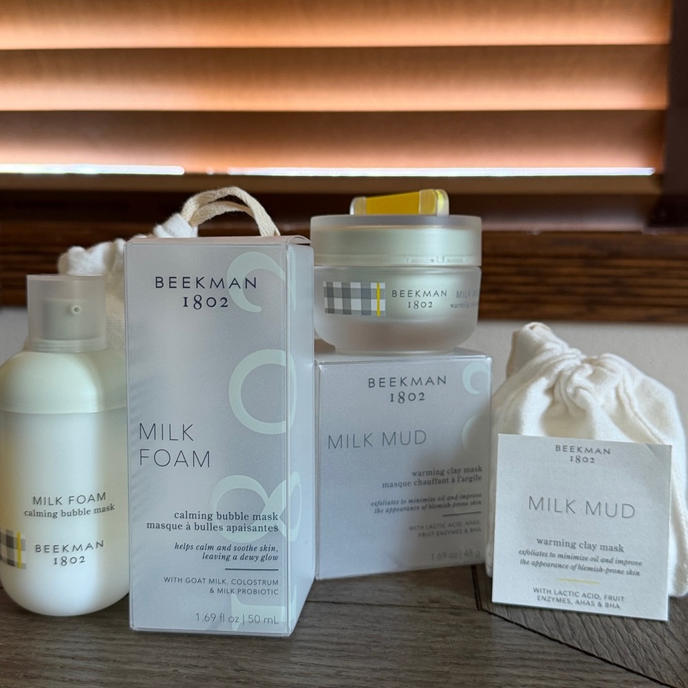 🔥Brand New  BEEKMAN MILK FOAM AND MILK MUD